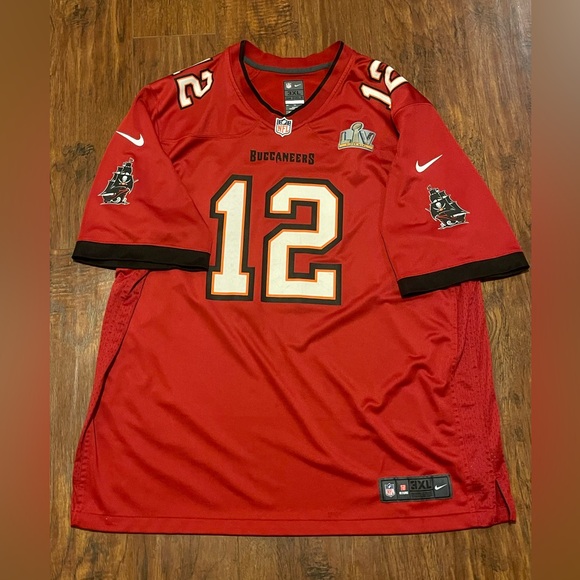 Men's Nike Tom Brady Tampa Bay
Buccaneers Super Bowl LV Jersey - Picture 4 of 7